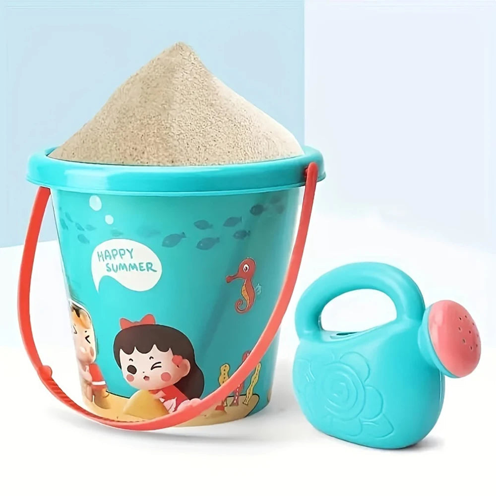 18PCS Beach Sand Toy Set, Durable Plastic, Summer Pool Beach Game Set, Outdoor Sand Play Tools For Boys And Girls, Great Holiday Craft-Box