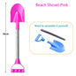 Children Beach Shovel 56cm Stainless Steel Pointed Shovel Toy Sand Snow Thickened Play House Beach Shovel Outdoor Toys Kids Gift Craft-Box