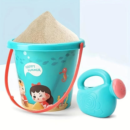 18PCS Beach Sand Toy Set, Durable Plastic, Summer Pool Beach Game Set, Outdoor Sand Play Tools For Boys And Girls, Great Holiday Craft-Box