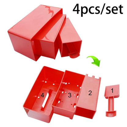 Children Snow Brick Mold Play Snow Tools Beach Toys Sandbox Castle Building Sand Brick Walls Molds Summer Outdoor Seaside Games Craft-Box