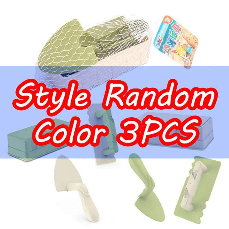 Children Beach Toys Shovel Sandbox Castle Building Sand Brick Walls Molds Tools Summer Outdoor Games Kids Play Water Sands Toys Craft-Box