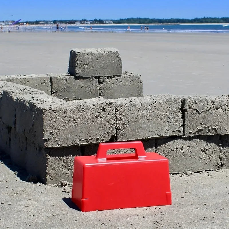 Children Snow Brick Mold Play Snow Tools Beach Toys Sandbox Castle Building Sand Brick Walls Molds Summer Outdoor Seaside Games Craft-Box