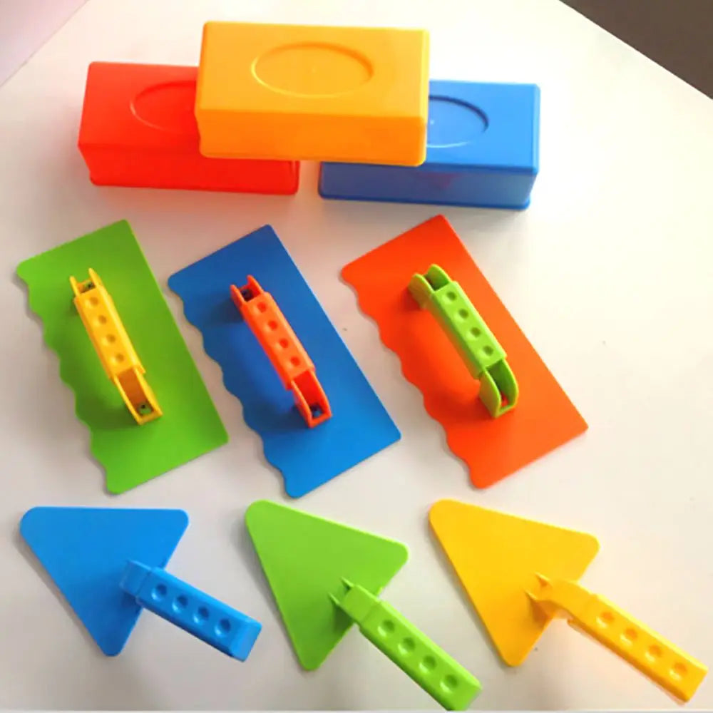 3 PCS Snow Toy Beach Sand Fun Brick Maker Sand Castle Mold For Winter And Summer Build Snow Outddor Children's Birthday Toy Gift Craft-Box