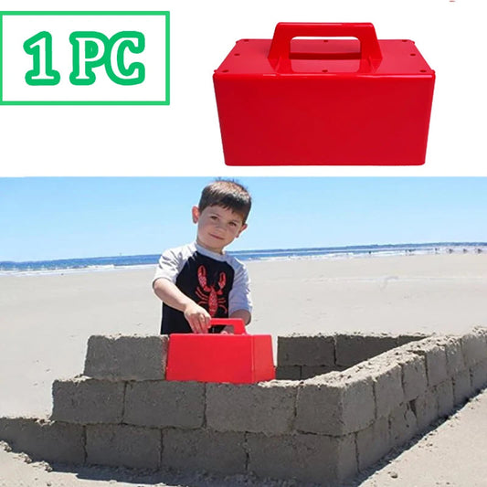 Children Snow Brick Mold Play Snow Tools Beach Toys Sandbox Castle Building Sand Brick Walls Molds Summer Outdoor Seaside Games Craft-Box
