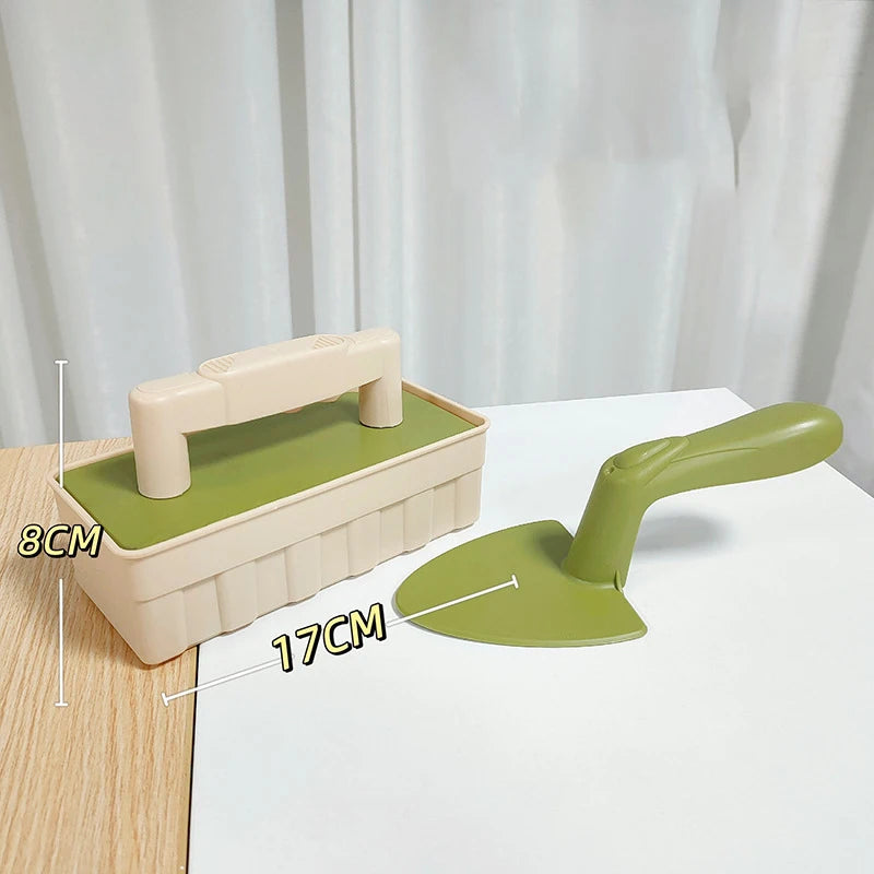 Children Beach Toys Shovel Sandbox Castle Building Sand Brick Walls Molds Tools Summer Outdoor Games Kids Play Water Sands Toys Craft-Box