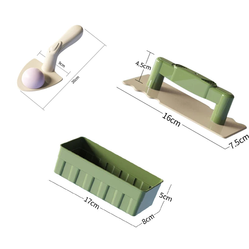 Children Beach Toys Shovel Sandbox Castle Building Sand Brick Walls Molds Tools Summer Outdoor Games Kids Play Water Sands Toys Craft-Box